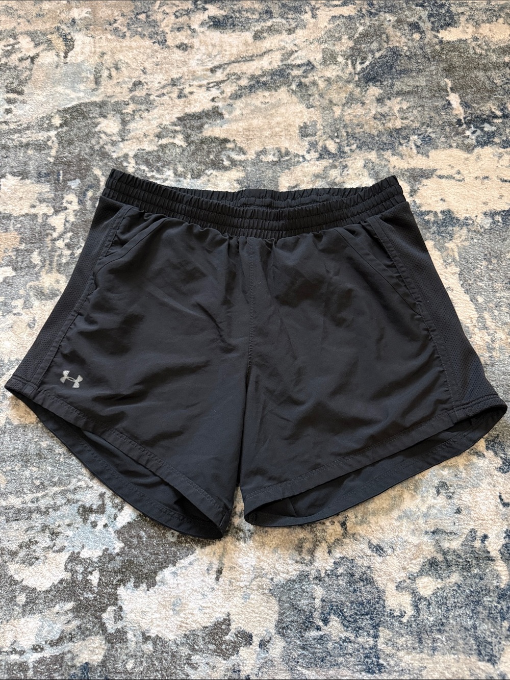 Under Armour Black Women's Athletic Shorts with Side Pockets